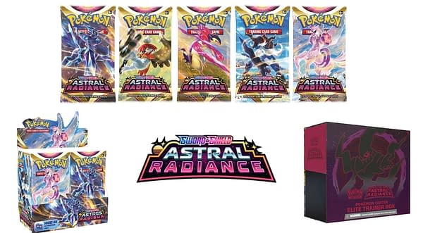 Sword & Shield - Astral Radiance products. Credit: Pokémon TCG