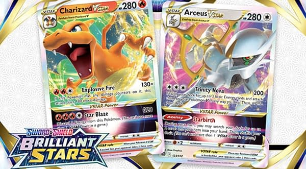 Sword & Shield - Brilliant Stars graphic. Credit: Pokémon TCG