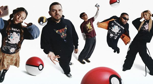 Pokémon and 100 Thieves Partner Up for Apparel Featuring Fan Faves
