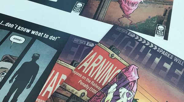 Steve Tanner Creates 'Eighteen' Comic Book To Tie In With the Railway Safety Movie