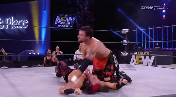 Santana Takes on Matt Hardy on AEW Dynamite.