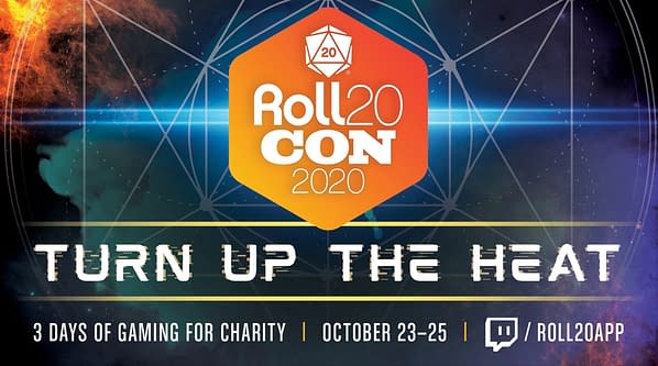 Roll20Con will take place on October 23rd-25th, 2020, courtesy of Roll20.