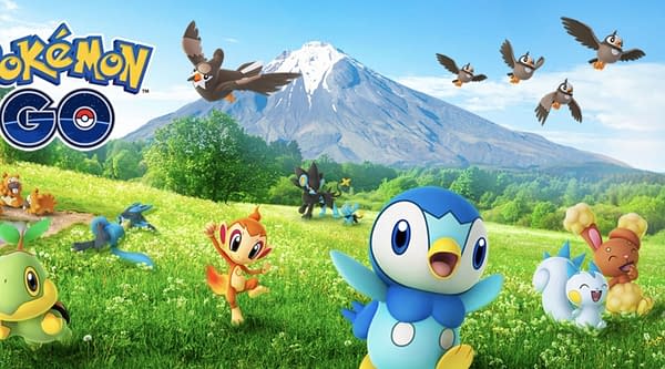 Sinnoh promo image in Pokémon GO. Credit: Niantic