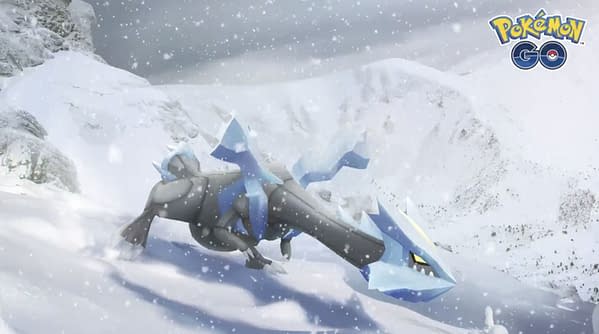 Kyurem in Pokémon GO. Credit: Niantic