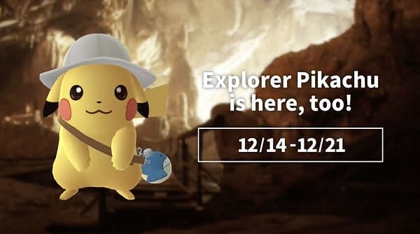 Explorer Pikachu in Pokémon GO. Credit: Niantic