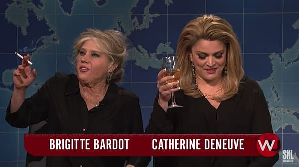 Kate McKinnon, Cecily Strong Skewer Brigitte Bardot, Catherine Deneuve in #MeToo Segment on SNL's Weekend Update