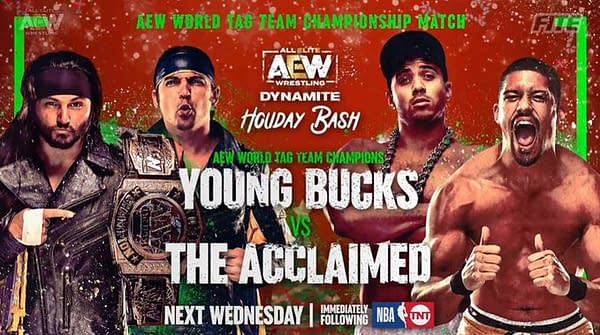 The Young Bucks face The Acclaimed on AEW Dynamite's Holiday Bash