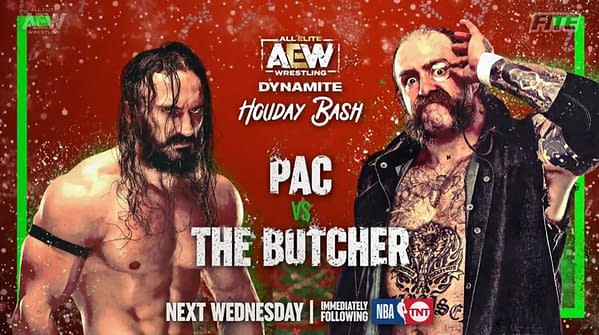 Pac faces the Butcher on AEW Dynamite's Holiday Bash