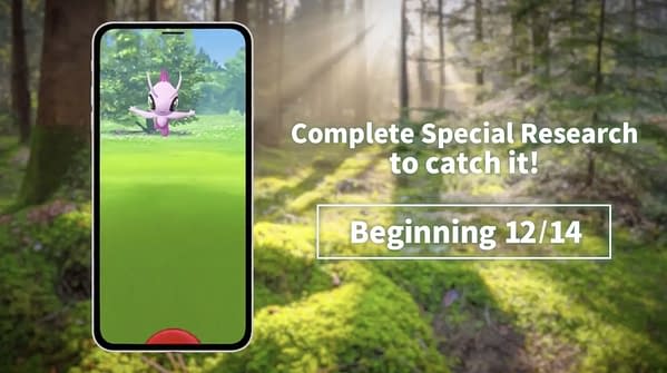 Shiny Celebi promo in Pokémon GO. Credit: Niantic