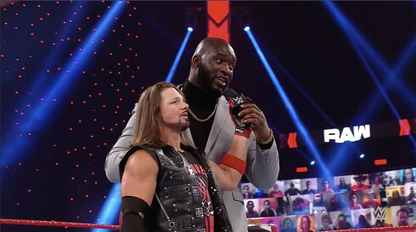 AJ Styles and Omos challenge new Raw tag team championsThe New Day to a match at WrestleMania on WWE Raw.