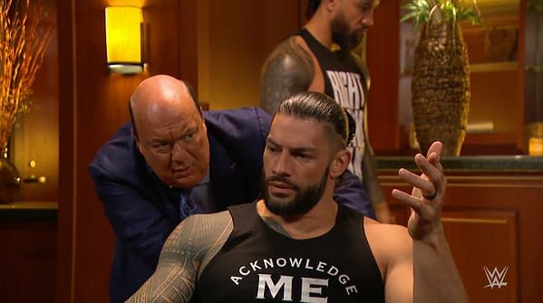 Roman Reigns wonders why he wasted his time watching WWE Smackdown live last night.