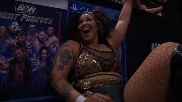 Willow Nightingale is victorious in the main event of AEW Rampage