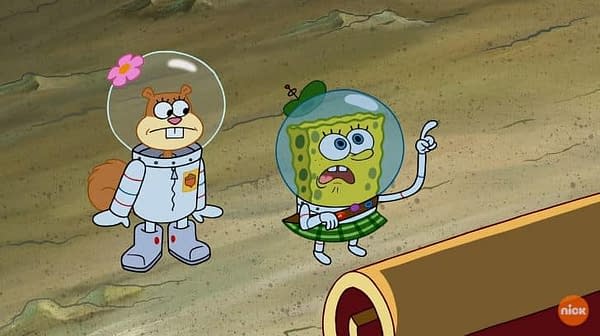 SpaceBob MerryPants: SpongeBob and Santa Team Up to Save the Moon (VIDEO)
