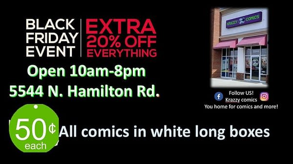 150 Comic Shops Running Black Friday Events Today…