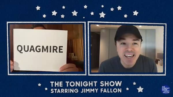 Family Guy and American Dad creator Seth MacFarlane visits Jimmy Fallon and The Tonight Show (courtesy of NBCU).