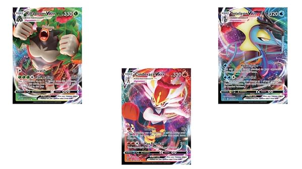 The Pokémon VMAX Cards of Rebel Clash. Credit: Pokémon TCG