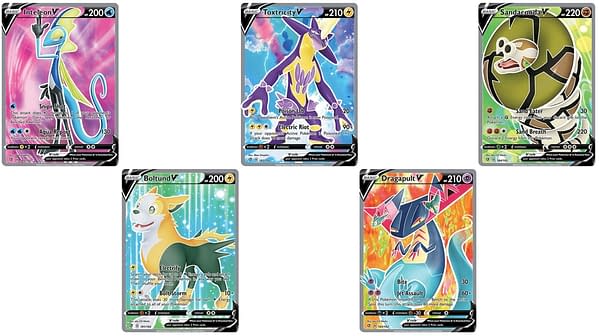 The Full Art Pokémon Cards of Rebel Clash. Credit: Pokémon TCG