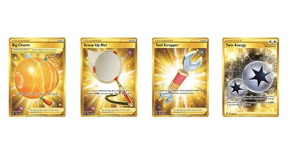 Secret Rare Gold Pokémon Cards of Rebel Clash. Credit: Pokémon TCG