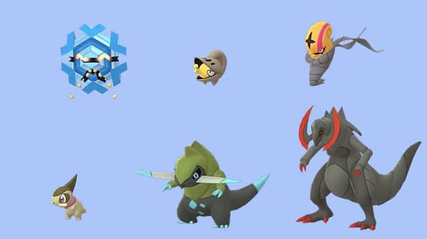 Unova Shinies in Pokémon GO. Credit: Niantic
