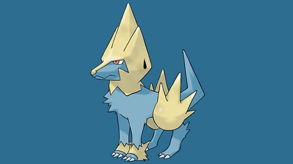 Manectric official artwork. Credit: Pokémon Company International