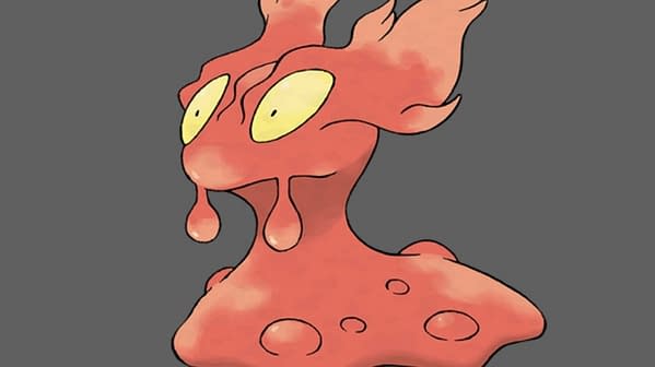 Slugma official artwork. Credit: Pokémon Company International