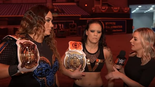 Nia Jax and Shayna Baszler talk their upcoming WWE Women's Title Match on NXT against Raquel Gonzalez and Dakota Kai.