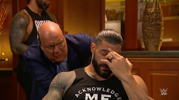 SmackdownRoman Reigns gets ready to watch another episode of WWE Smackdown