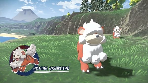 Hisuian Growlithe. Credit: Pokémon Presents screenshot