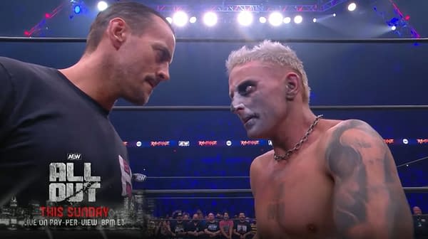 CM Punk and Darby Allin face off on the All Out go-home episode of AEW Rampage
