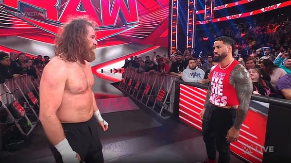 Sami Zayn and Jey Uso appear on WWE Raw