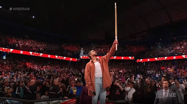 Bad Bunny appears on WWE Raw