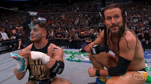 MJF and Adam Cole celebrate Cole's birthday on AEW Dynamite