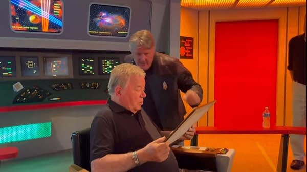 Star Trek Day: Picard's Dave Blass Shows Shatner Enterprise-G Plaque