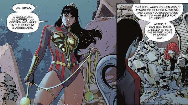 The Sovereign Hides From Wonder Woman