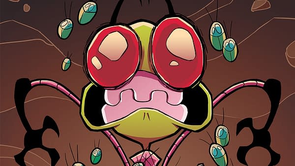 Invader Zim #27 cover by Maddie C. and Fred C. Stresing