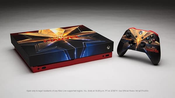 Microsoft is Giving Away a Captain Marvel Xbox One X