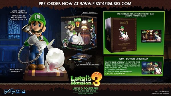 First 4 Figures' "Luigi's Mansion 3" Figure Is Appropriately Spooky