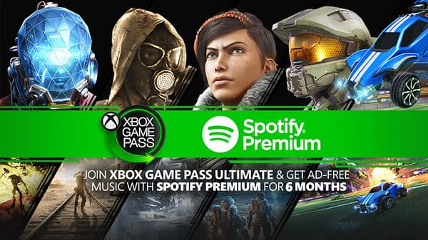 Xbox Game Pass and Spotify Premium promotion