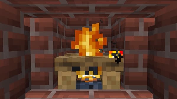 "Minecraft" Offers Their Own Yule Log Fire