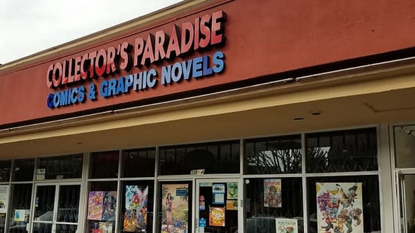 Collector's Paradise Pasadena, CA comic shop.