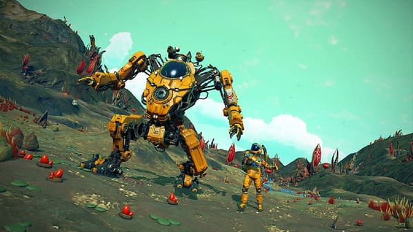 Now you can explore No Man's Sky in this fancy mech, courtesy of Hello Games.
