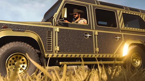 What Warzone expert wouldn't want their truck covered in gold? Courtesy of Activision.