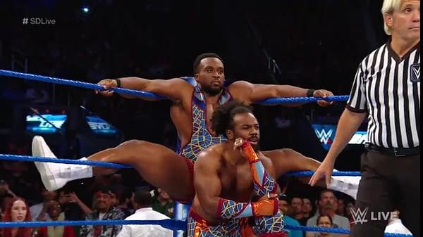 Austin Creed, better known as Xavier Woods, with fellow New Day member Big E.