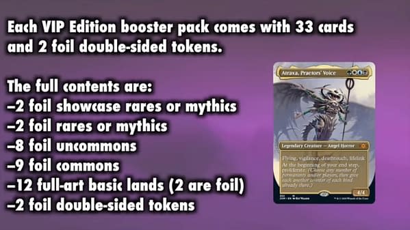 The Professor's dissection of a Double Masters VIP Edition pack. Source: Tolarian Community College on YouTube