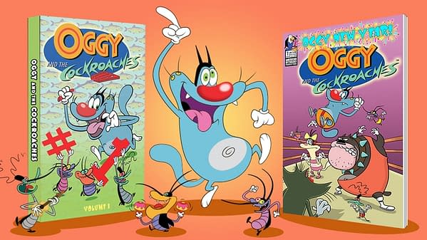 Oggy and the Cockroaches comics. Credit: American Mythology