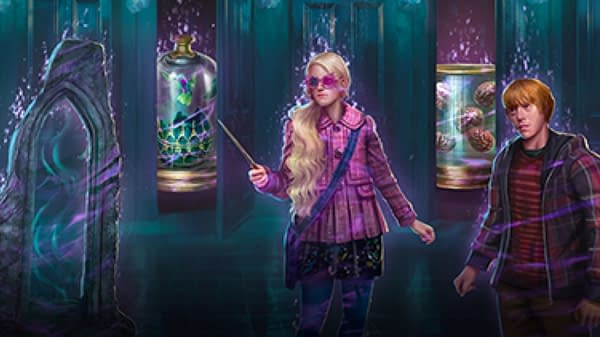 Wizards Unite's official art for Battle of the Department of Mysteries Brilliant Event Part 1. Credit: Niantic