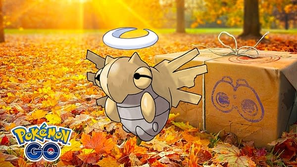 Pokémon GO's research breakthrough will feature Shedinja. Credit: Niantic & the Pokémon Company