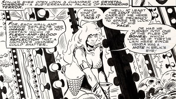 Frank Thorne Red Sonja #2 Story Page 7 Original Art (Marvel, 1977)