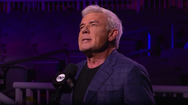 Eric Bischoff appears on AEW Dynamite.