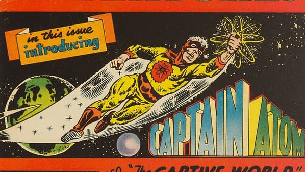Space Adventures #33 featuring the first appearance of Captain Atom, Charlton Comics 1959.